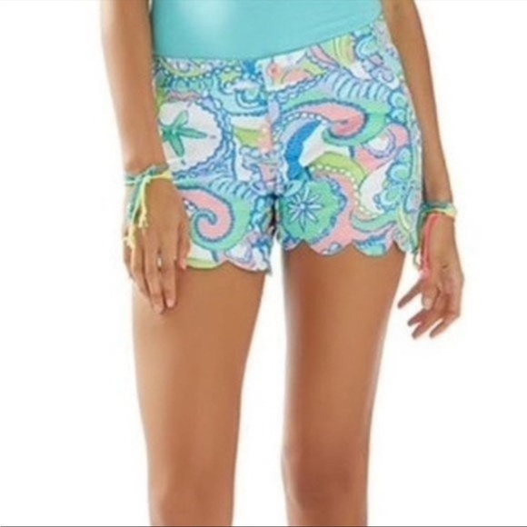 Lilly Pulitzer Pants - Lilly Pulitzer Buttercup Shorts Conch Republic Size 4